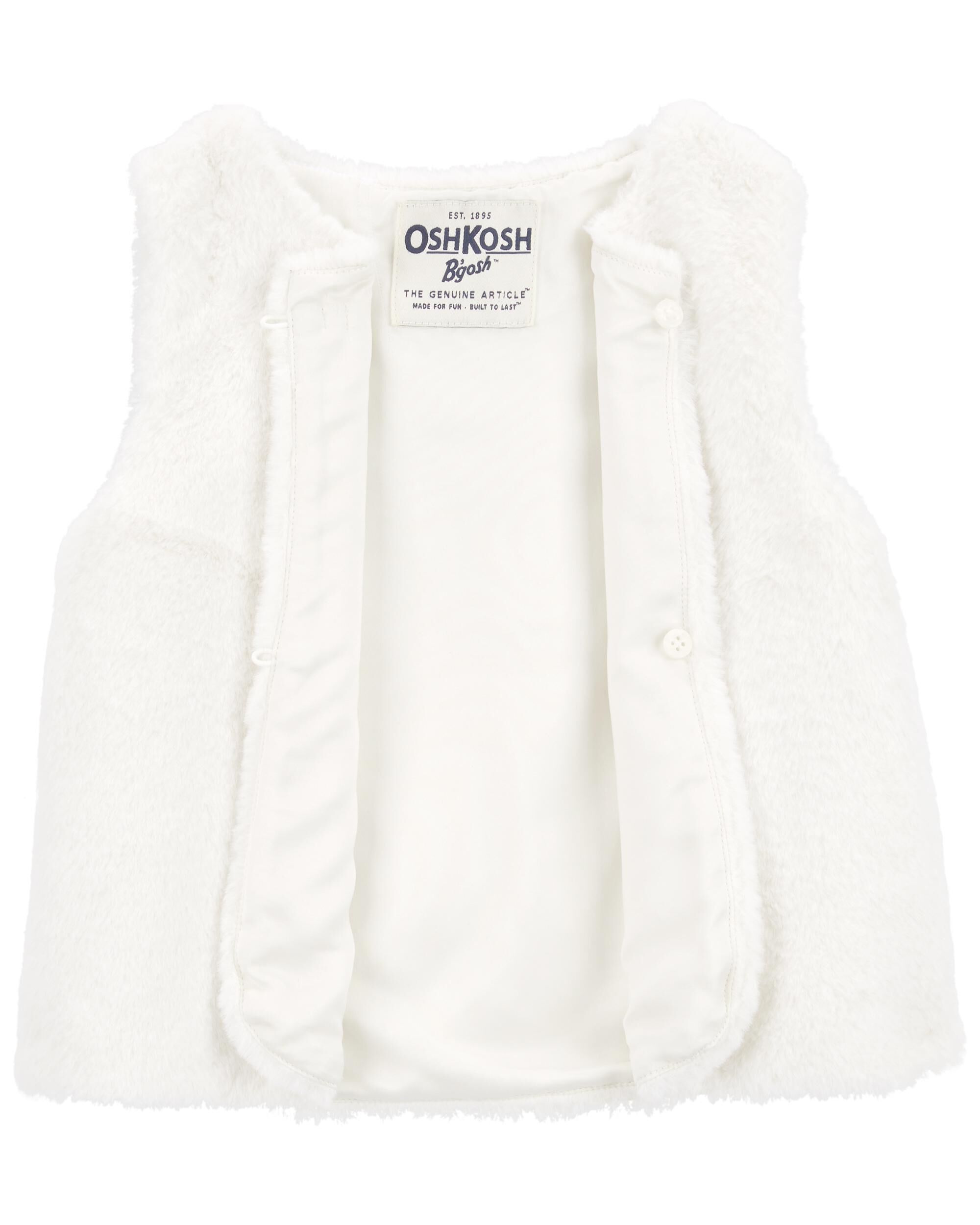 Carter's faux fur vest sale