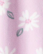 Baby Girl Floral Print Loose Fit Long-Sleeve Sleeper- Pink, image 2 of 3 slides