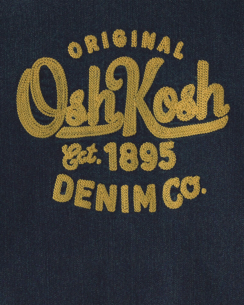 Boys Original OshKosh Denim Co' Denim Jacket - Dark Wash, image 4 of 5 slides