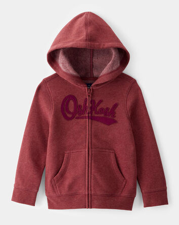 Toddler Boy OshKosh Logo Zip Jacket - Red, 