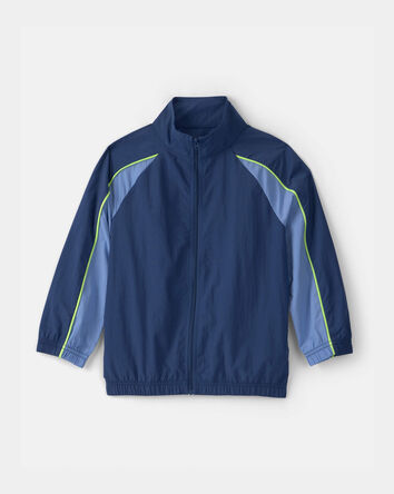 Boys Colorblock Active Windbreaker - Blue, 