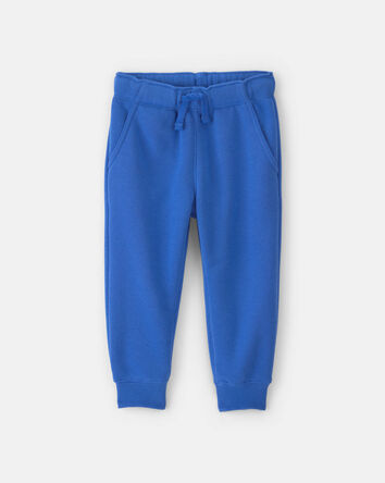 Toddler Boy Fleece Joggers - Cobalt Blue, 
