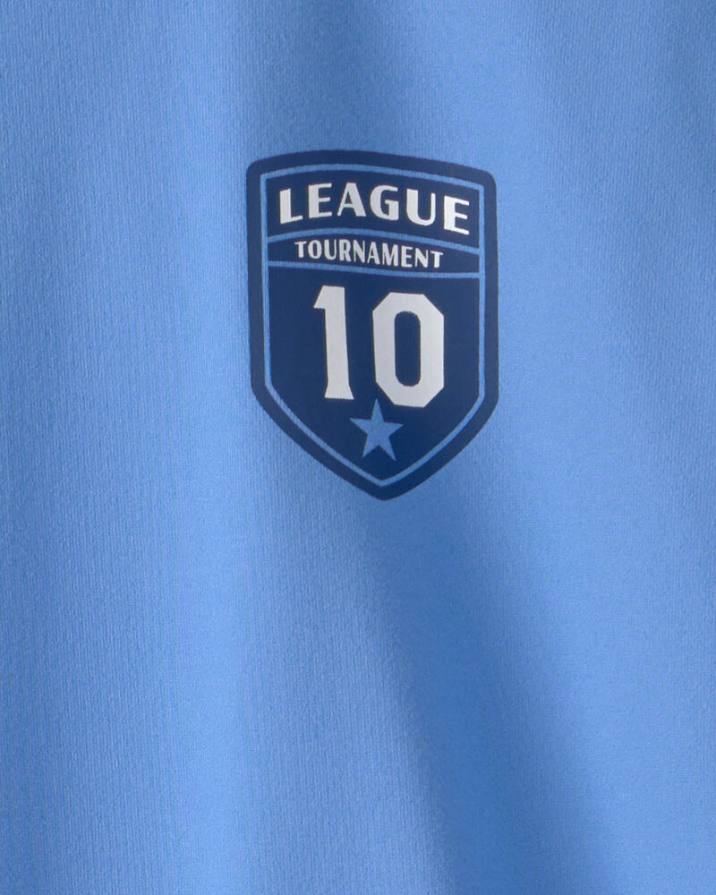 Kids 'Soccer Club' Active Graphic Tee - Blue, image 2 of 3 slides