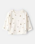Baby Boy Pastry Print Long-Sleeve Tee - Cream, image 1 of 3 slides