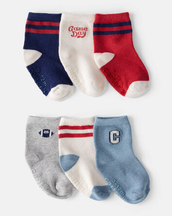 Bébé garçon - 6 paires de socquettes, 