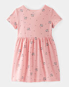 Toddler Girl Dog Print Dress, image 2 of 4 slides
