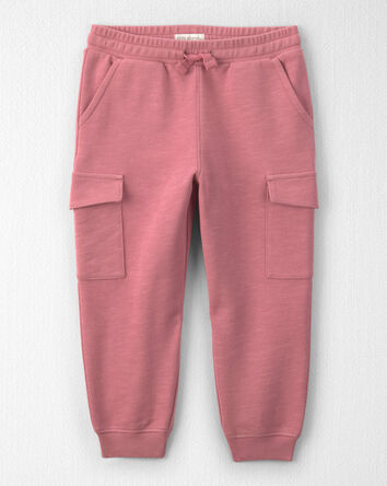 Toute-petit fille - Pantalon cargo en jersey bouclette de coton biologique, 