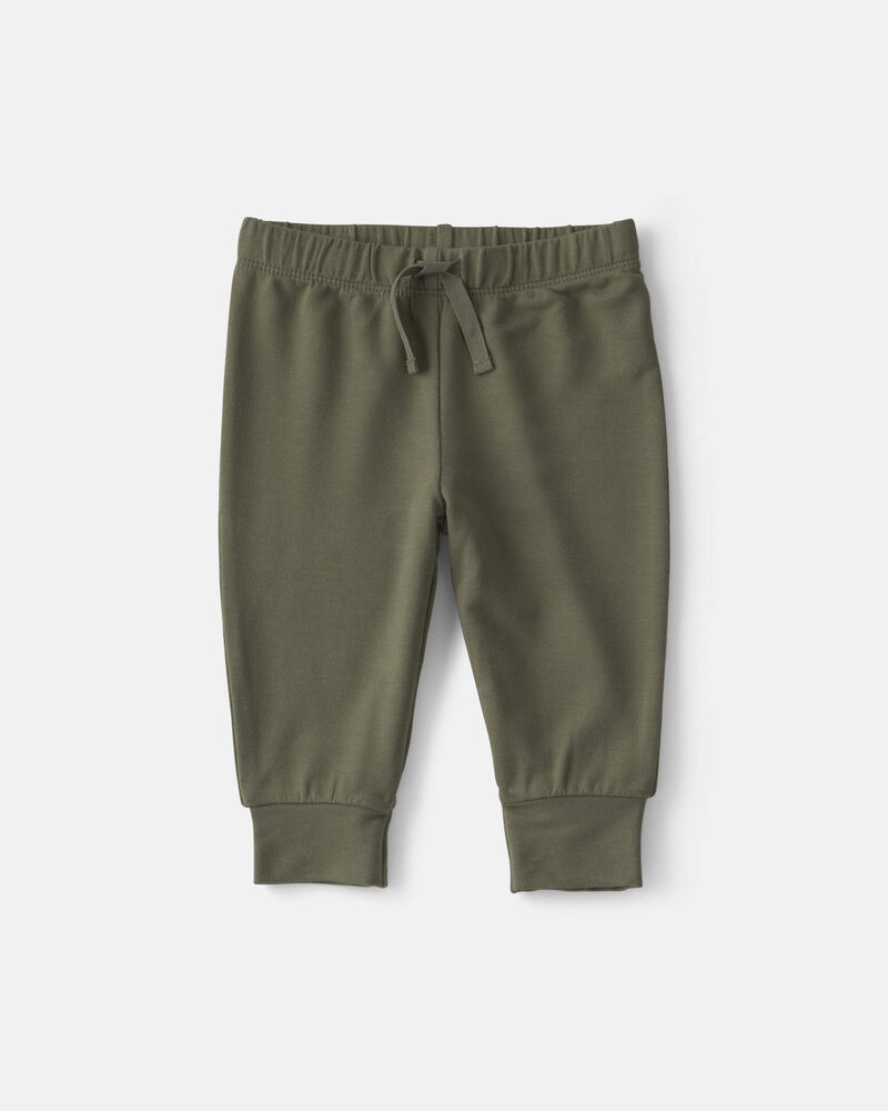 Baby Boy 2-Piece PurelySoft&trade; Hoodie Layering Set - Olive Green, image 2 of 6 slides