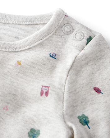 Baby 2-Pack Organic Cotton Bodysuits, 