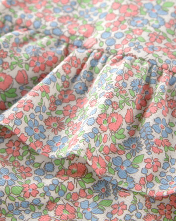 B&eacute;b&eacute; fille - Emballage 2 cache-couches bouffants en coton biologique, floraison du printemps , 