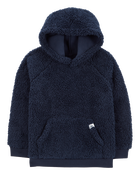 Kid Sherpa Fleece Pullover Hoodie, image 1 of 3 slides