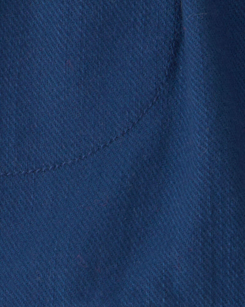 B&eacute;b&eacute; gar&ccedil;on - Short en serg&eacute; - Bleu, image 3 sur 3 diapositives