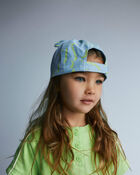 Tout-petit - Casquette de baseball avec oreilles et imprim&eacute; abstrait - Bleu, image 3 sur 6 diapositives