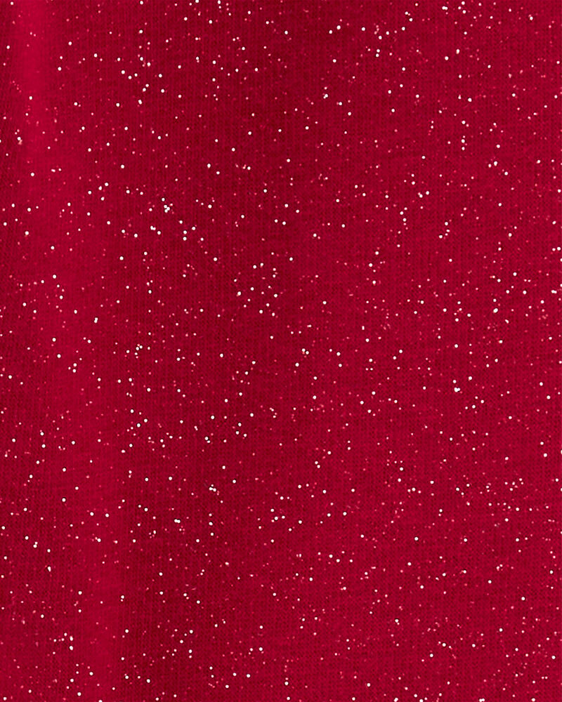 Toddler Glitter Cozy Fleece Leggings, image 4 of 5 slides