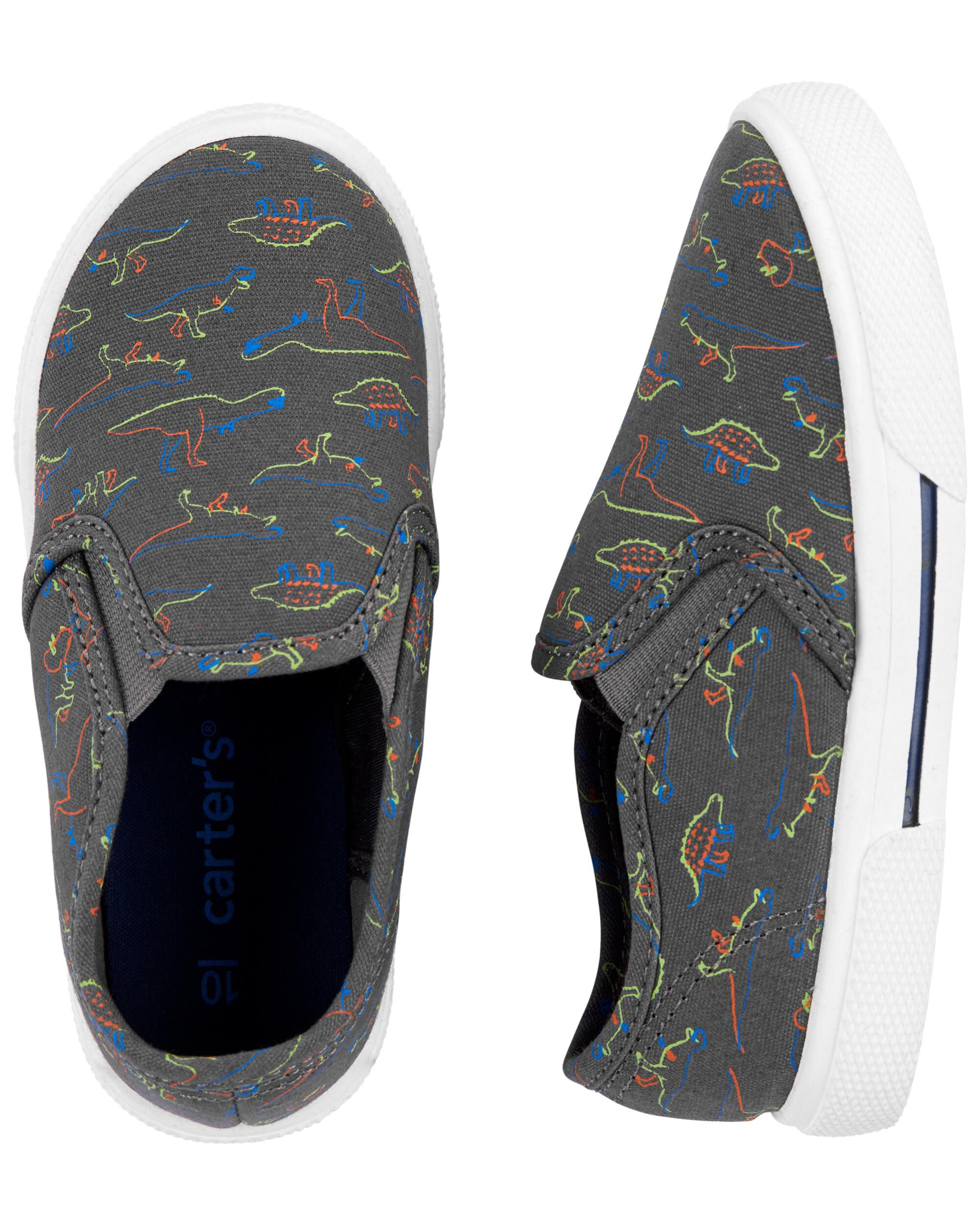 Dinosaur Slip On Shoes