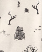Baby 2-Piece Organic Cotton Pajamas in Spooky Landscape, image 3 of 3 slides