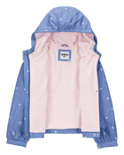 Kid Daisy-Print Chambray Jacket - Blue, image 2 of 3 slides