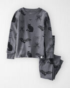 Toddler 2-Piece Organic Cotton Pajamas in Spooky Creatures, image 1 of 4 slides