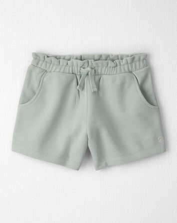 Girls French Terry Shorts Made with Organic Cotton, 