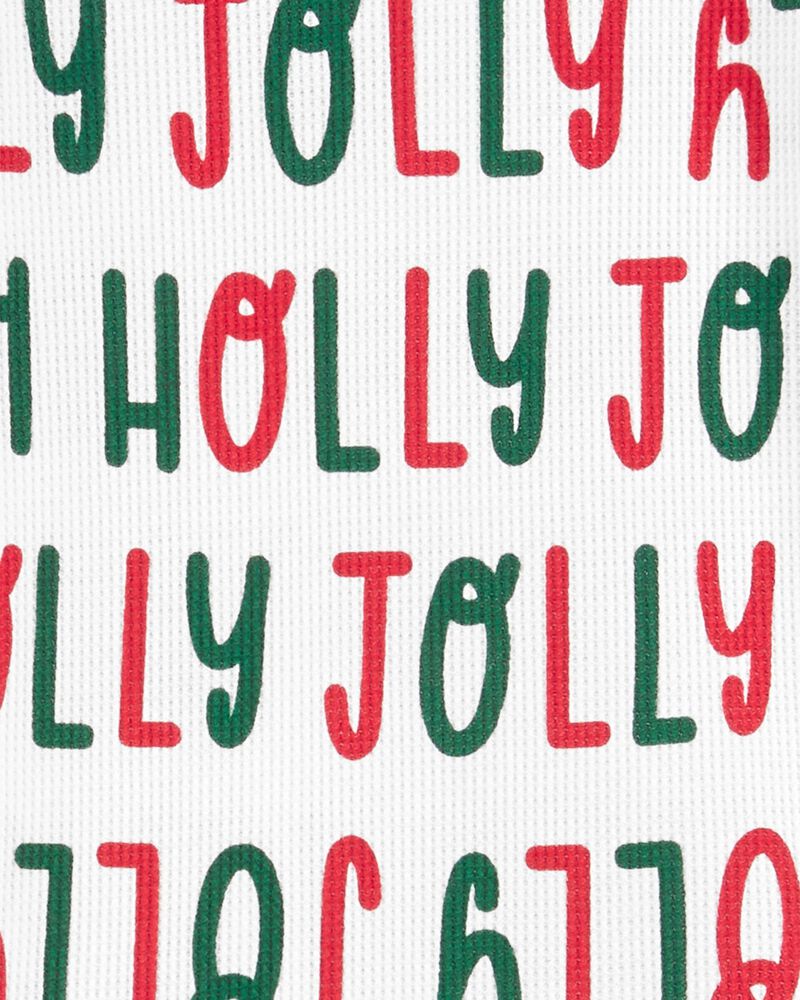 2-Piece Holly Jolly Cotton Blend Pyjamas, image 2 of 3 slides