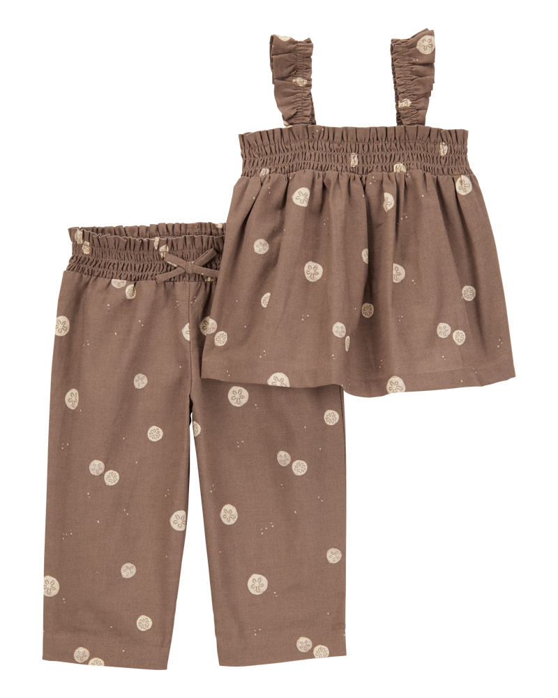 Baby 2-Piece Printed Tank & Pant Set, image 1 of 3 slides