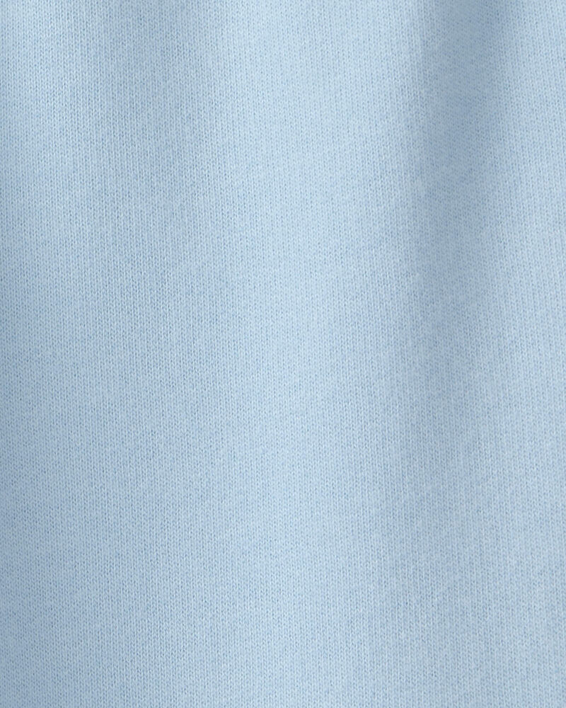 Baby Boy French Terry Joggers - Blue, image 4 of 5 slides