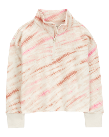 Kid Tie Dye Fleece Pullover, 