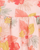 Toddler Floral Tiered Dress, image 3 of 5 slides
