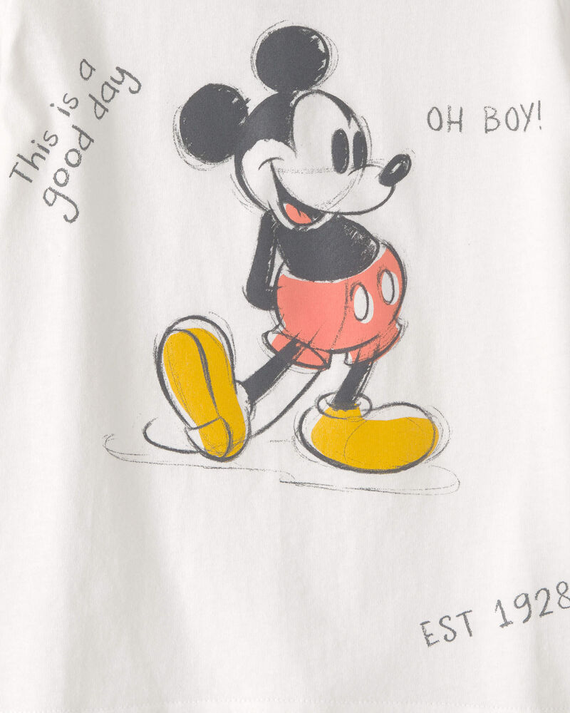 Toddler Disney&copy; Mickey Mouse Graphic Tee - White, image 3 of 3 slides