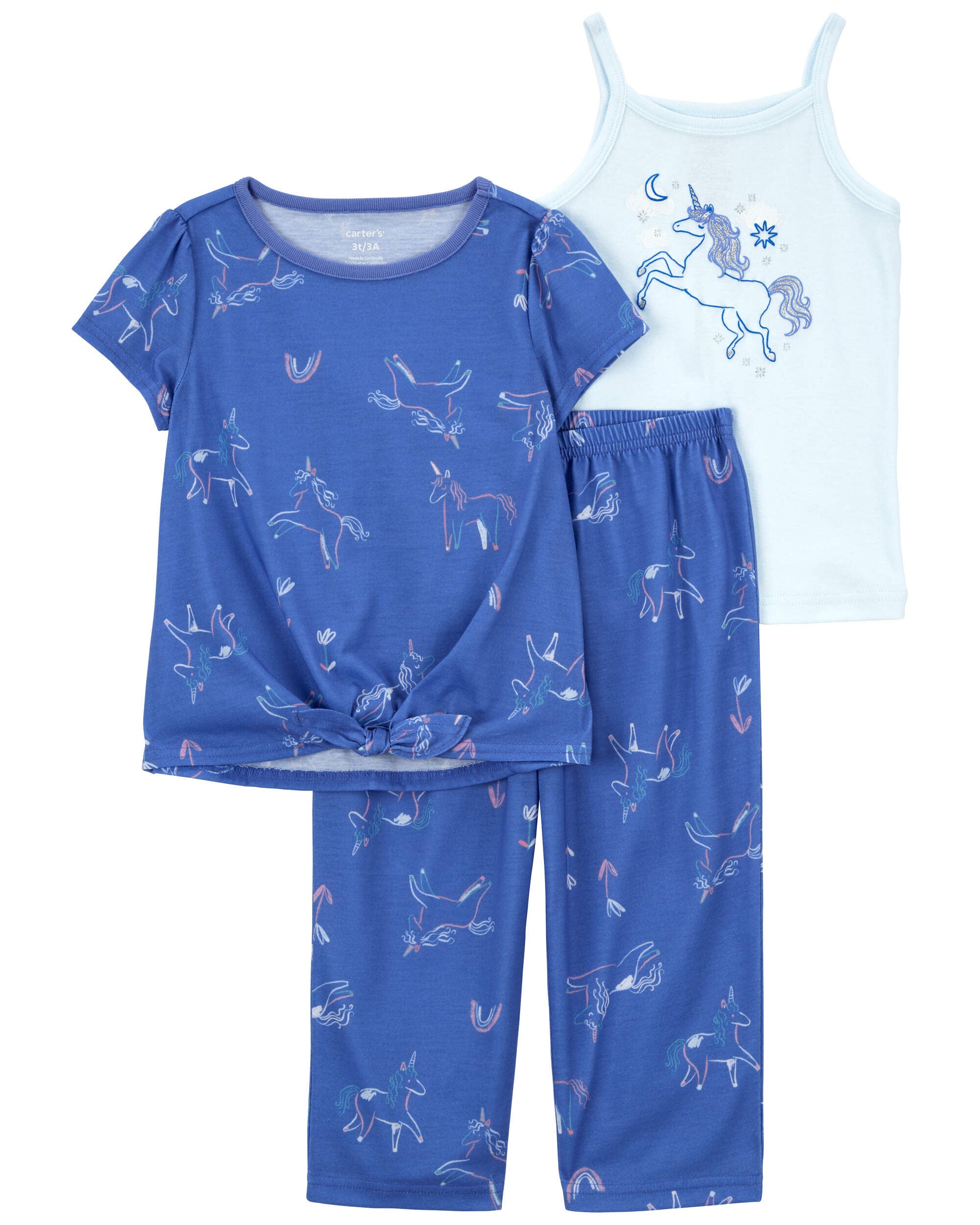 Loose fit girl pajamas online