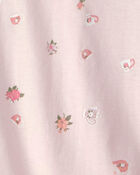 Tout-petit fille - Haut &agrave; motif floral - Rose, image 3 sur 3 diapositives