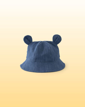 Baby Disney&copy; Winnie the Pooh Chambray Bucket Hat with Bear Ears - Indigo, 