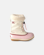 Girls SOREL Yoot Pac&trade; Winter Snow Boot - White, image 3 of 3 slides