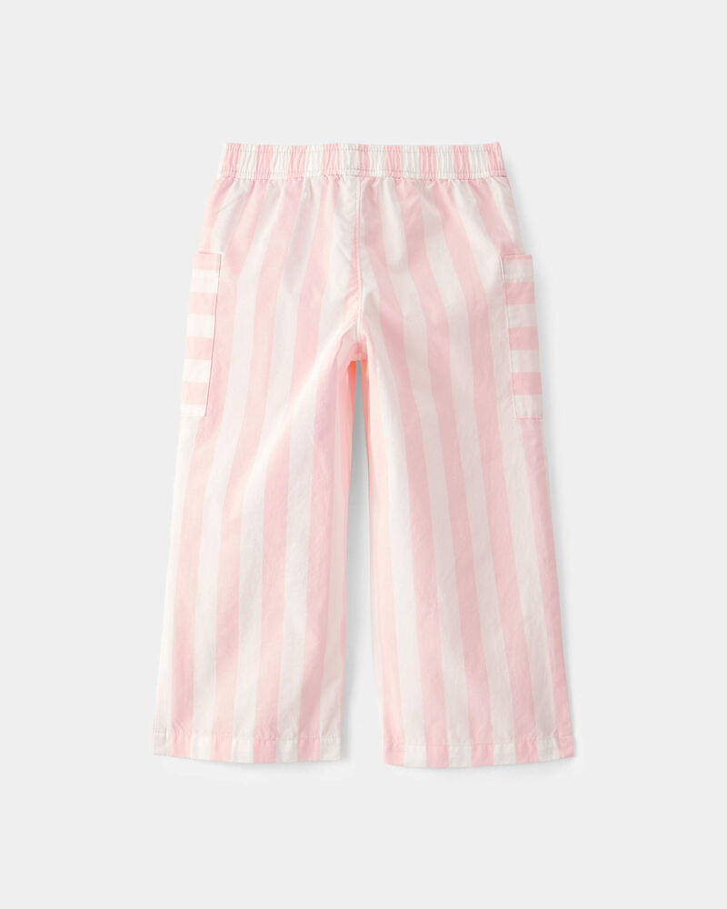 Toddler Girl Striped Pants - Pink/Ivory, image 2 of 5 slides