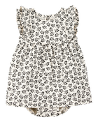 Baby Floral Print Sunsuit, image 1 of 3 slides