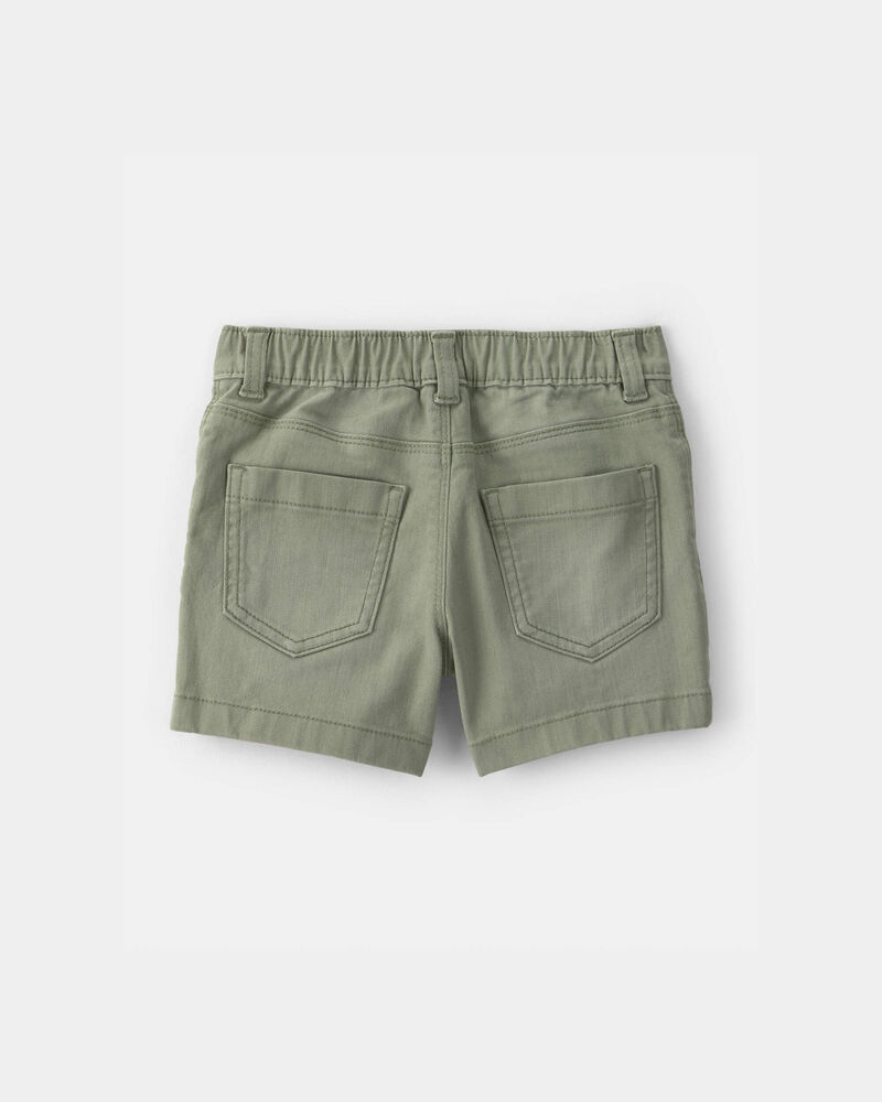 B&eacute;b&eacute; - Short &agrave; enfiler en serg&eacute; - Vert olive, image 2 sur 3 diapositives