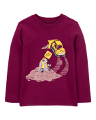 Toddler Construction Sloth Graphic Tee, image 1 of 3 slides