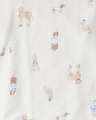 Kid Dog Long-Sleeve Loose Fit 2-Piece Pyjamas - White, image 3 of 4 slides