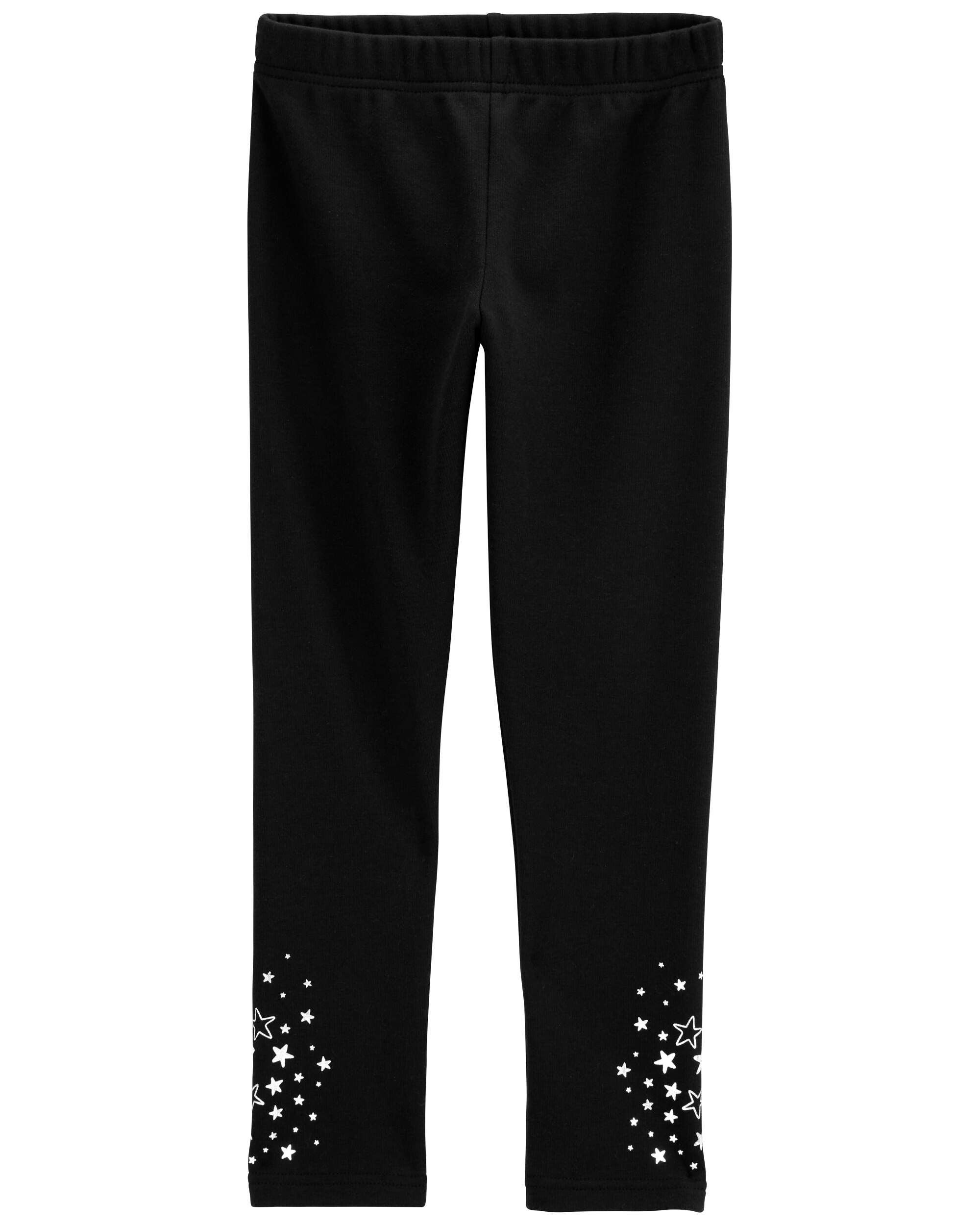 Enfant Legging en molleton douillet a paillettes