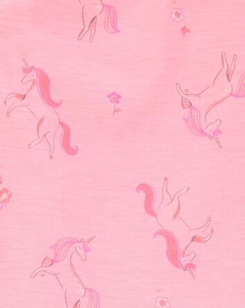 Toddler Girl Unicorn Print Loose Fit 2-Piece Pyjamas - Pink, 