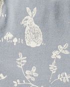 Bébé Robe en coton biologique à motif de lapin, image 5 sur 6 diapositives