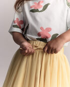 Tout-petit fille - Jupe midi Avenue Twirl&trade; avec tulle - Jaune, image 3 sur 6 diapositives