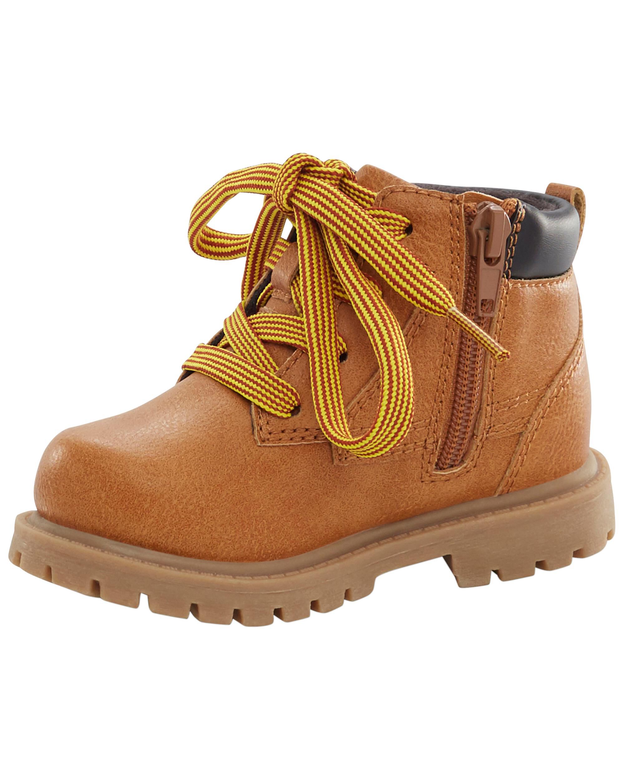 Boys tan boots shop