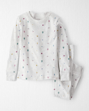 Toddler Organic Cotton Pyjamas in Icon Town Print, 