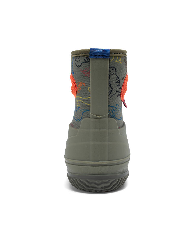 Toddler Boy Mounty Neoprene Snow Boots - Green, image 2 of 6 slides
