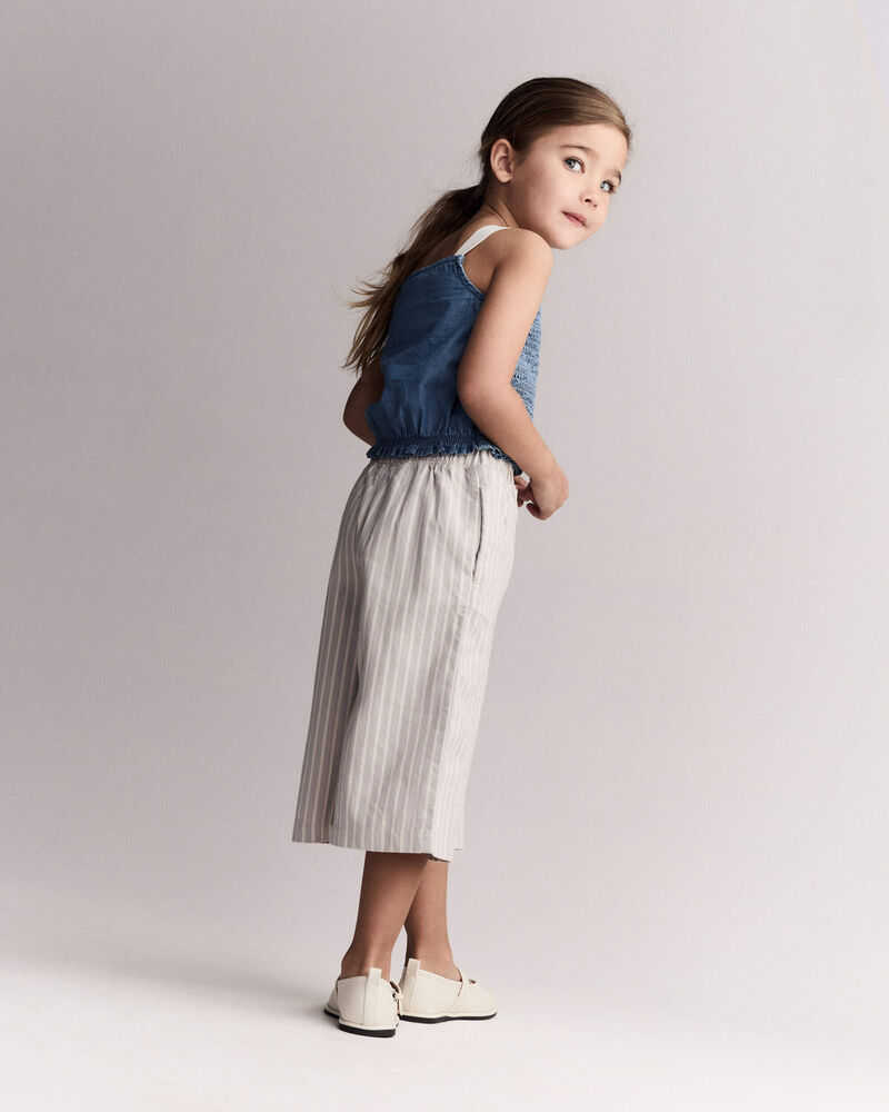Tout-petit fille - Haut p&eacute;plum &agrave; smocks en chambray, image 6 sur 6 diapositives
