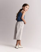Tout-petit fille - Haut p&eacute;plum &agrave; smocks en chambray, image 6 sur 6 diapositives