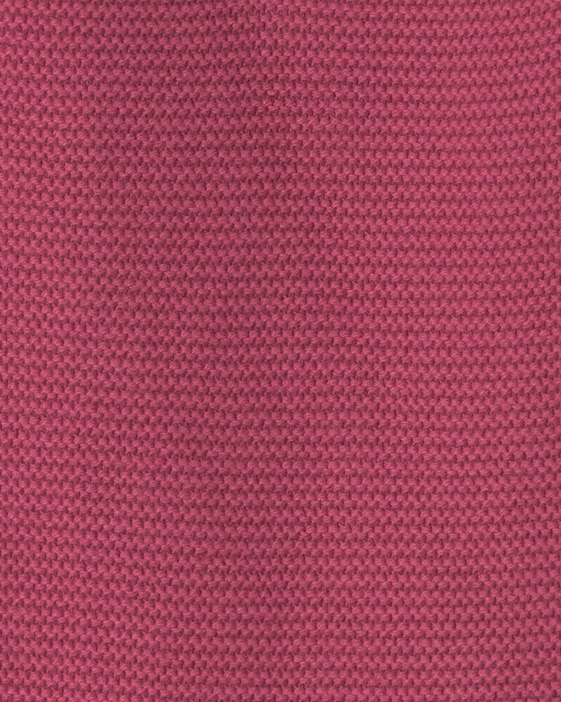 B&eacute;b&eacute; fille - Salopette en tricot de coton biologique doux, image 5 sur 5 diapositives