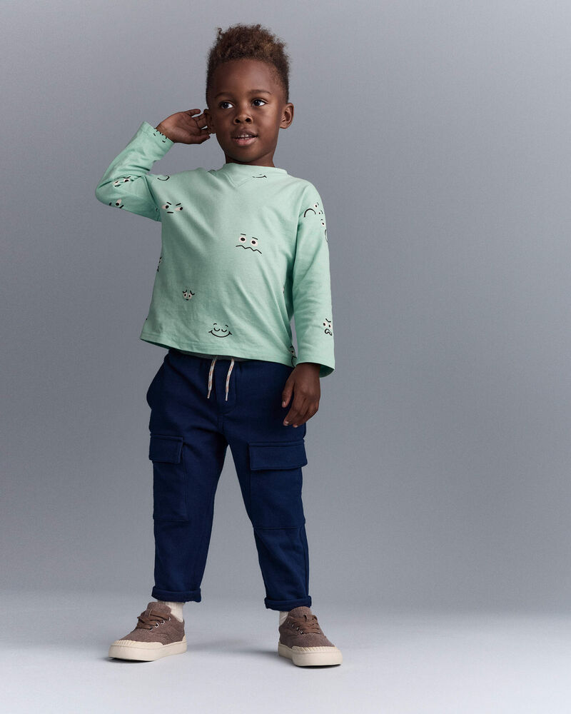 Tout-petit gar&ccedil;on - Pantalon cargo - Bleu marine, image 3 sur 7 diapositives