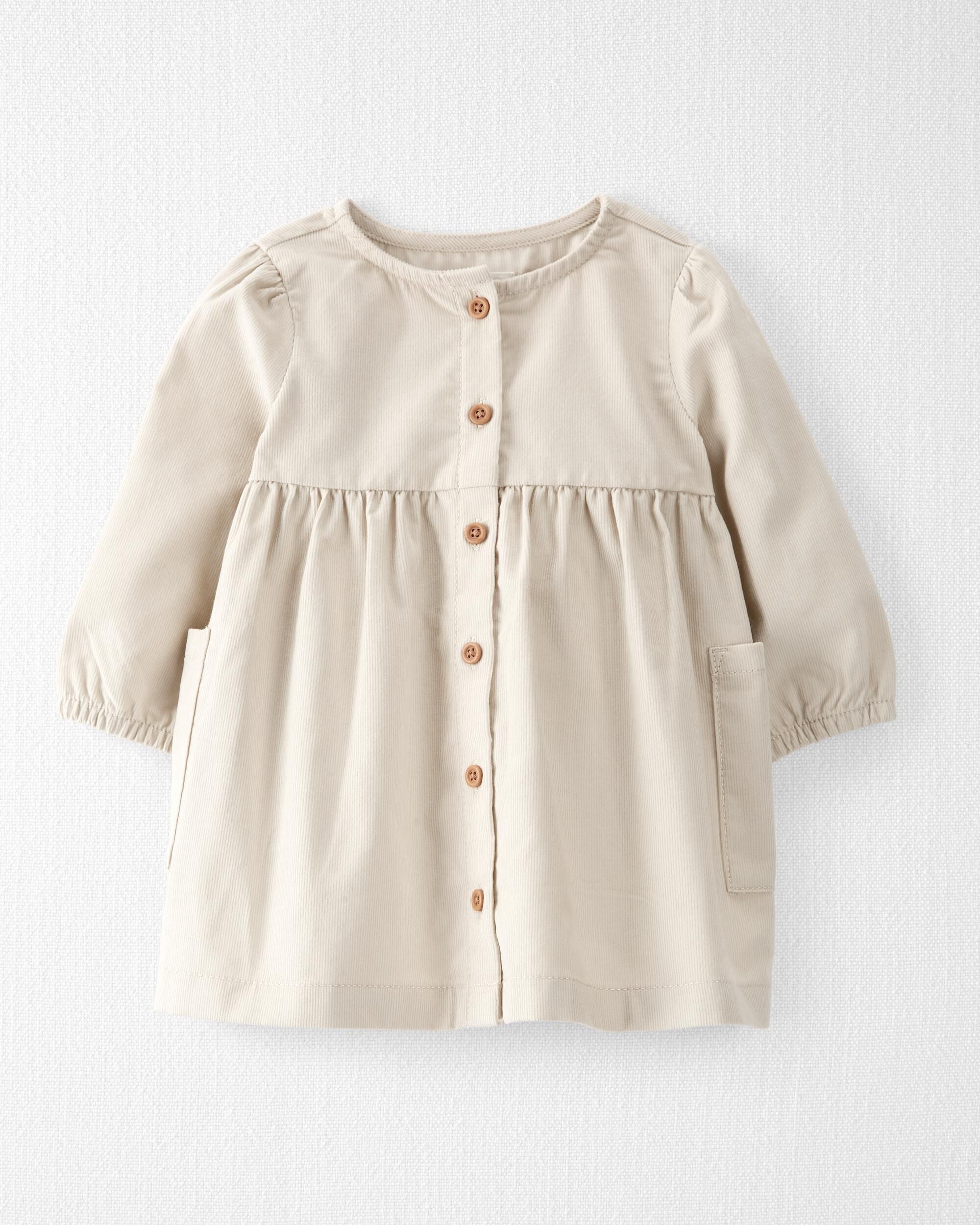 Corduroy button 2025 front dress